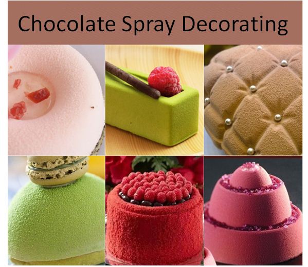 Chocolate Spray Gun Art Craft Decorating Pastry Cake Deco