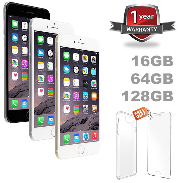 Apple Iphone 6 16gb 64gb 128gb Factory Unlocked No Contract Sim Free Warranty Ebay
