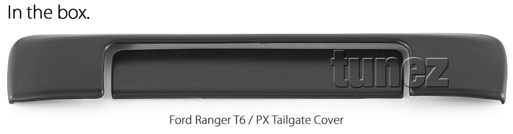 FRM23 Ford Ranger PX T6 MK1 MK2 MK3 MKII MKI MKIII XL XLS XLT Limited2 Limited 2 Tailgate Trunk Handle Cover Guard For Car Matte Matt Black Night Dark Sky Series Edition Protector Cover Passenger Front Rear Side For Car Aftermarket Set Pair 2011 2012 2013 2014 2015 2016 2017 2018 2019 2020 2021 Autotunez Tunez UK United Kingdom USA Australia Europe