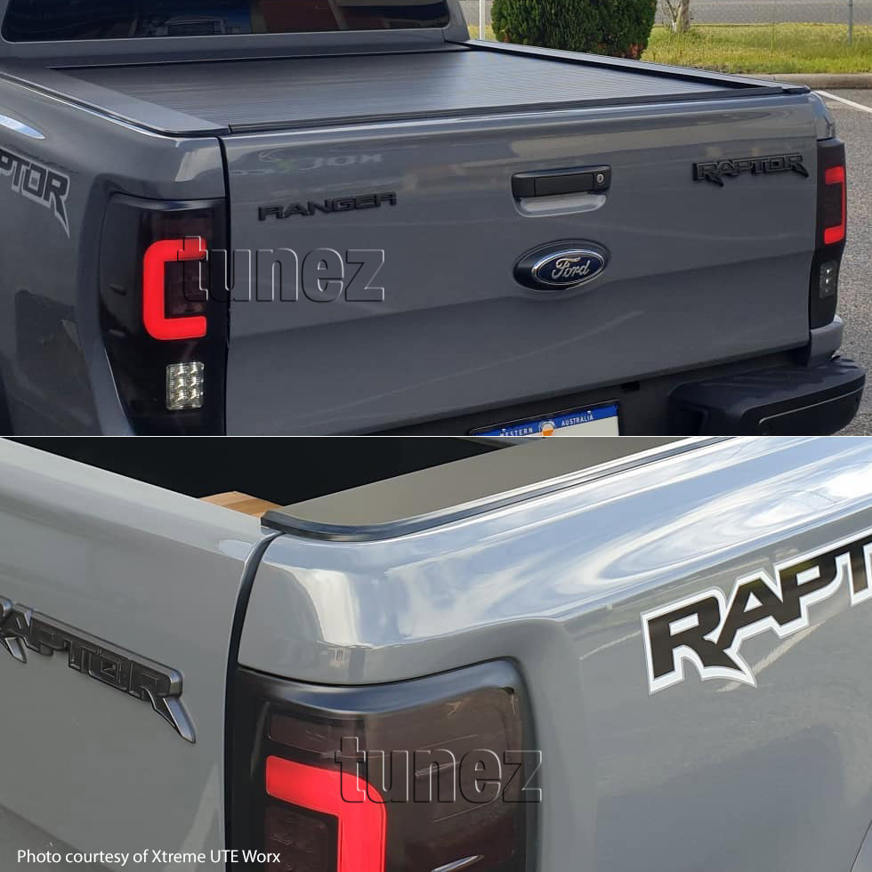 Details About New Smoked Led Tail Rear Lamp Lights For Ford Ranger Raptor 2018 2019 T6 Tunez