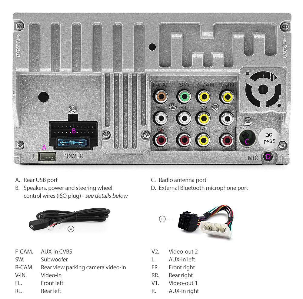 ISZ08DVD 7-inch Aftermarket Isuzu D-Max MU-X Holden Chevrolet Colorado 2nd Generation Gen Europe European Australia Year 2012 2013 2014 2015 2016 2017 2018 Direct Loading design car DVD USB SD player MP4 MKV RMVB AVI 1080p Full High Definition FHD Album Art ID3 Tag RDS radio stereo head unit details Aftermarket External and Internal Microphone Bluetooth Free Reversing Camera UK United Kingdom Fascia Kit ISO Plug Wiring Harness Steering Wheel Control buttons Double DIN Patch Lead Connects2 CTSIZ001.2