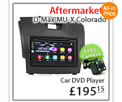 ISZ08DVD 7-inch Aftermarket Isuzu D-Max MU-X Holden Chevrolet Colorado 2nd Generation Gen Europe European Australia Year 2012 2013 2014 2015 2016 2017 2018 Direct Loading design car DVD USB SD player MP4 MKV RMVB AVI 1080p Full High Definition FHD Album Art ID3 Tag RDS radio stereo head unit details Aftermarket External and Internal Microphone Bluetooth Free Reversing Camera UK United Kingdom Fascia Kit ISO Plug Wiring Harness Steering Wheel Control buttons Double DIN Patch Lead Connects2 CTSIZ001.2