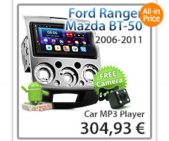 MBT19AND GPS Ford Ranger PJ PK Mazda BT-50 UN 2006 2007 2008 2009 2010 2011 7-inch Universal Double DIN Latest Australia UK European USA Original Android 7.1 Nougat car USB Charger 2.1A SD player radio stereo head unit details Aftermarket External and Internal Microphone Bluetooth Europe Sat Nav Navi Plug and Play ISO Plug Wiring Harness Matching Fascia Kit Facia Free Reversing Camera Album Art ID3 Tag RMVB MP3 MP4 AVI MKV Full High Definition FHD AirPlay Air Play MirrorLink Mirror Link 1080p DAB+ Digital Radio DAB +