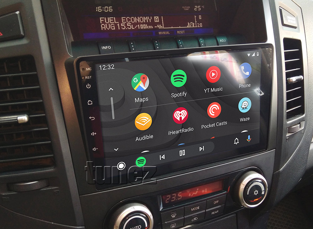 Apple CarPlay Android Auto For Mitsubishi Pajero NW NT NS