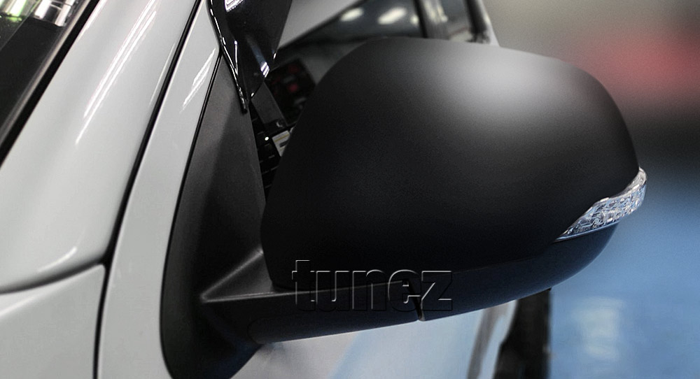 MTLM15 Mitsubishi Triton L200 5th Generation Gen Post-facelift Facelift Year 2018 2019 2020 2021 MR Chassis GLX + GLS Barbarian Warrior Titan Challenger Matt Matte Material Black OEM Fitting Aftermarket Side Mirror Cover Guard Protector