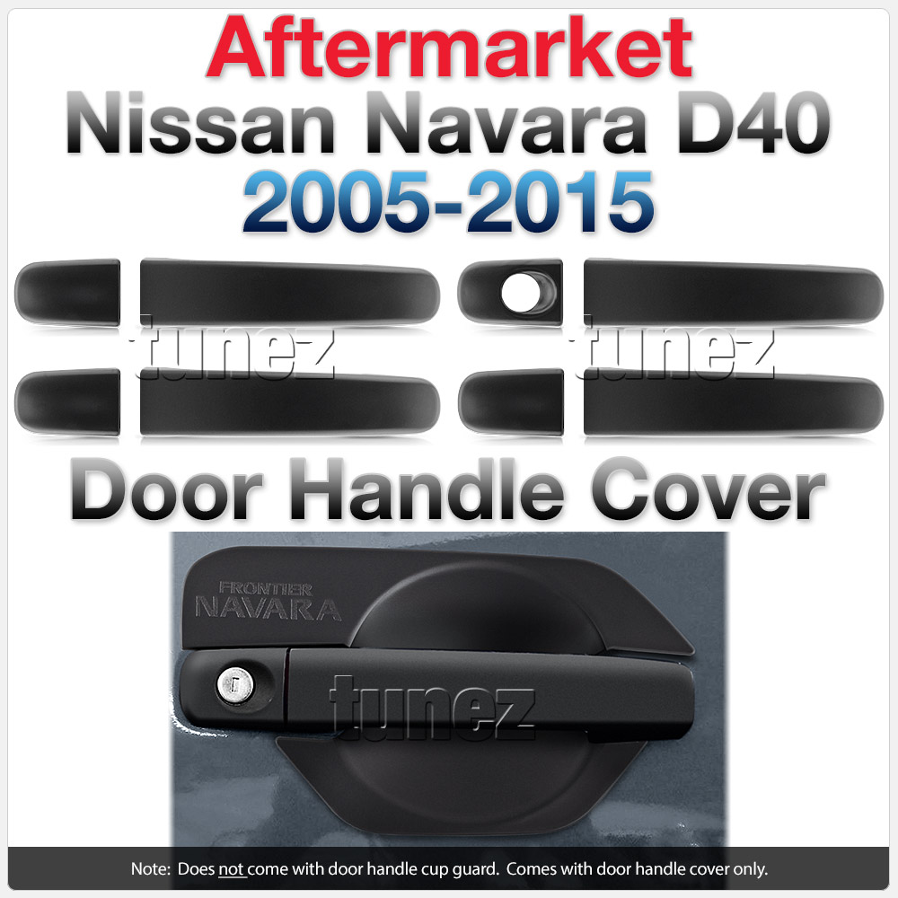 NVM05 Nissan Navara NP300 NP 300 D23 Series X-Trail T32 Qashqai J11 DX RX ST ST-X SL Visia Acenta Acenta+ N-Connecta Tekna LED Fog Light UK United Kingdom USA Australia Europe Matte Matt Black Night Dark Sky Series Edition Keyless Smart Key Door Handle Passenger Front Rear Side Cover Guard Protector For Car Aftermarket Set Pair 2014 2015 2016 2017 2018 2019 2020